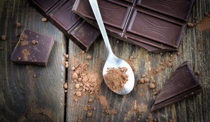 שוקולד וכפית קקאו
